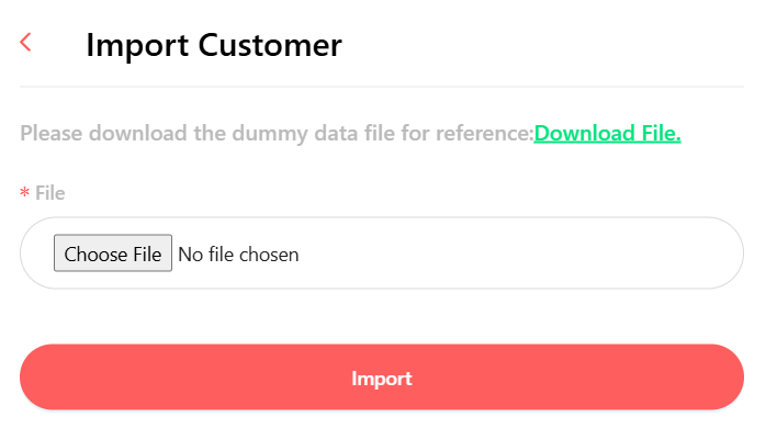 Add Customer